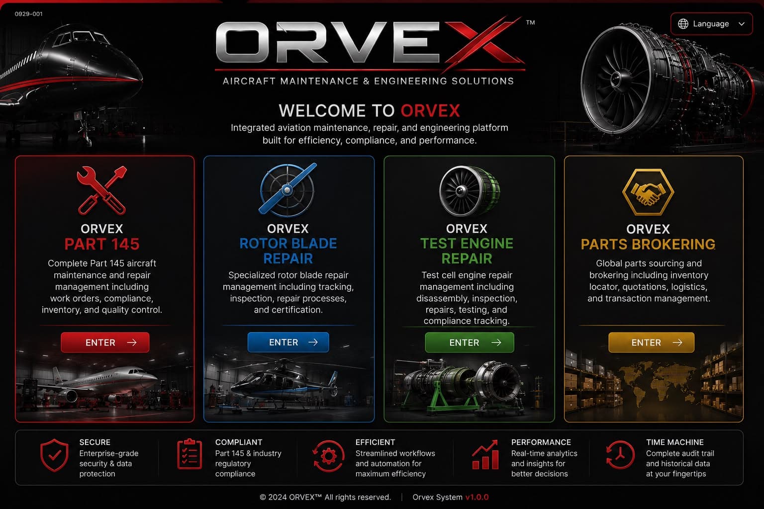 ORVEX aircraft maintenance and engineering solutions